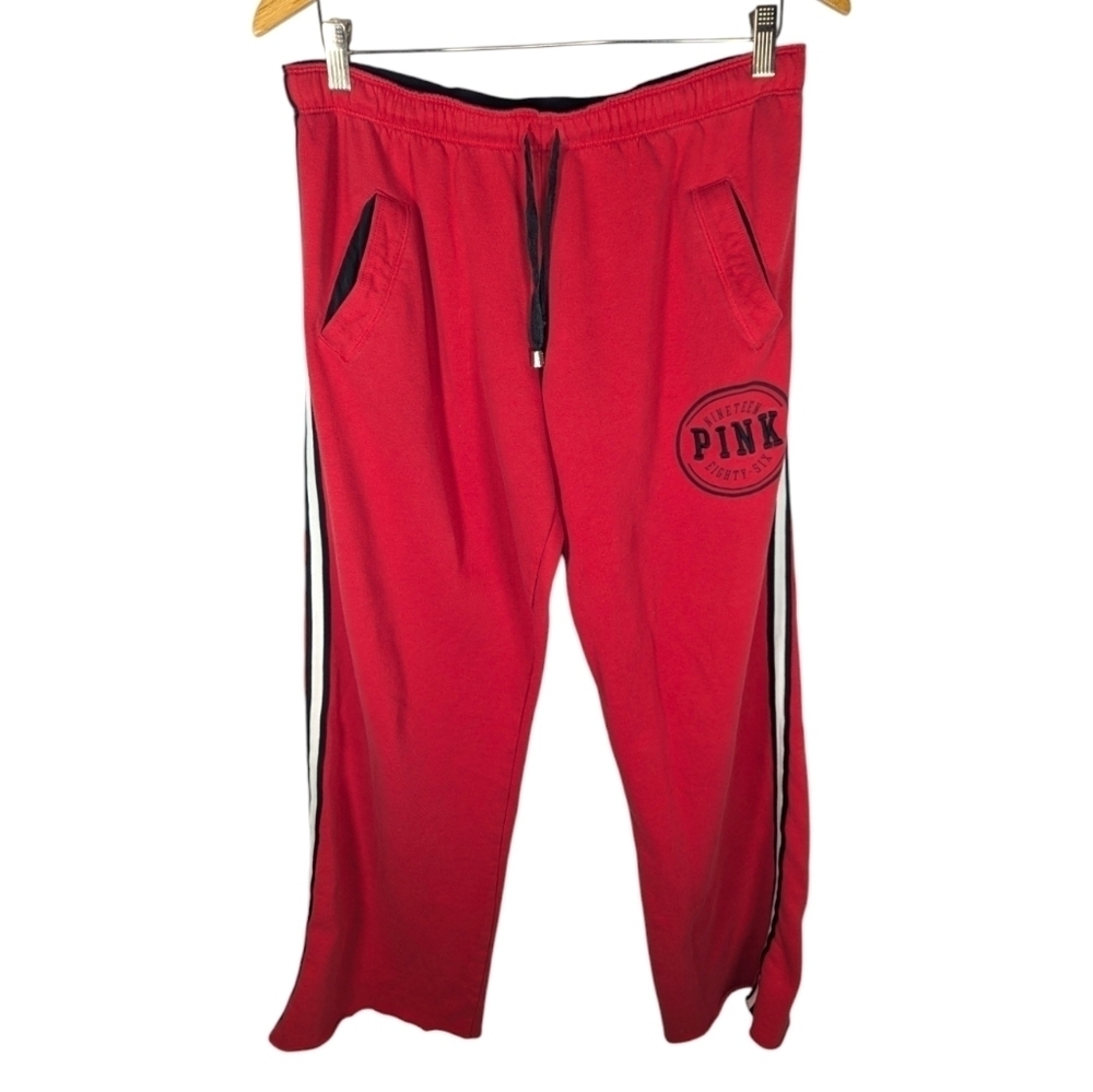 Y2K Pink Victoria's Secret Woman's Sweatpants casual lounge pants Medium
